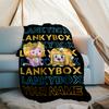 Personalized Custom Name Blanket - LankyBox - Foxy Print Design,Blanket for Sofa,Bed,Travel,Camping - Soft and Warm, Great Gift