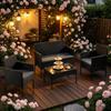 Elegant outdoor furniture set, garden furniture set, conversation furniture set, balcony furniture set
