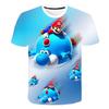 MINISO Child Game Super Mario Bros T Shirt Kids Boy Cartoon Clothes Tops Tees Boys T-shirt Luigi Mario T-shirts Children's Short Sleeve