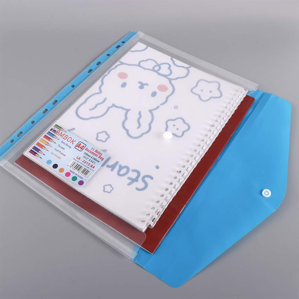 Bag Zipper bag Transparent Document Organizer Document Bag Test Paper Holder A4 File Folders