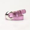 Moon Silver Fashion Belt For Women With Alloy Buckle And Leather Look For Casual Wear