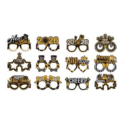 Набор из 12 штук Party Glasses разных стилей Аксессуары для костюмов Идеально подходят для ролевых игр, фотосессий и веселья на праздничных мероприятиях