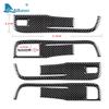 Real Carbon Fiber Trim Car Door Window Control Switch Panel Sticker For Chevrolet Camaro 2010 2011 Interior High Quality Accs