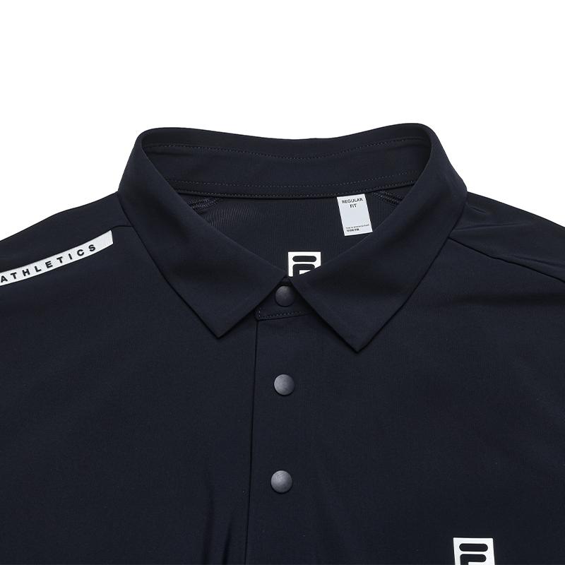 Fila Спортивная Повседневная Поло-рубашка Мужские Топы Cool Dry Простая Универсальная Королевский-Синий A61M621105FNV