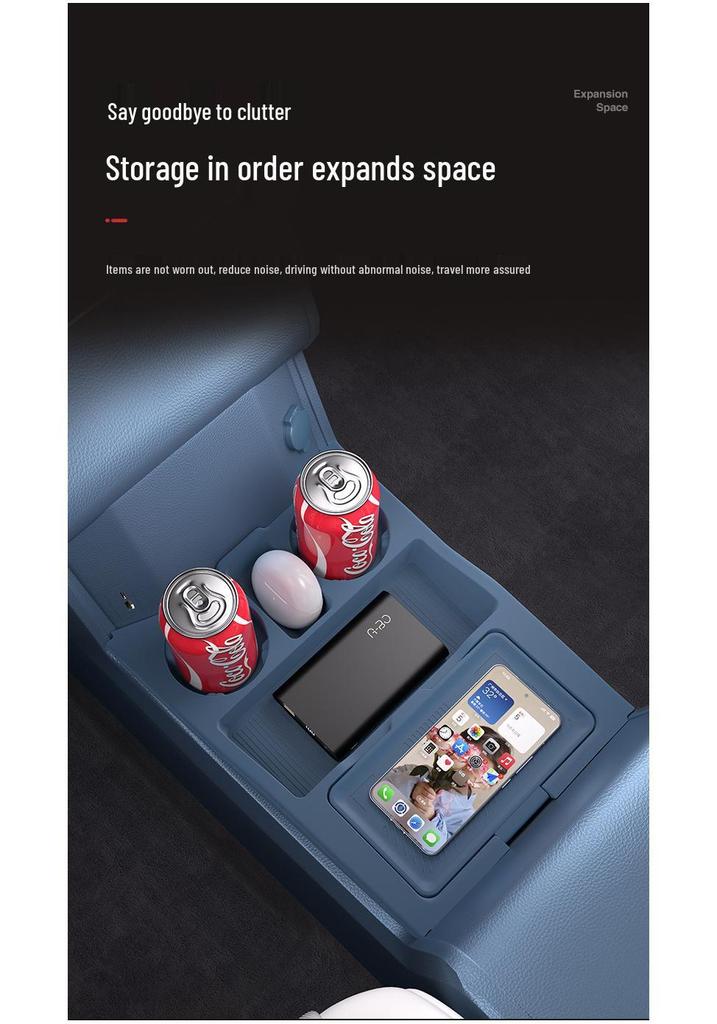 Tiggo 9X Center Console Silicone Storage Organizer & Glasses Case for 26 Models