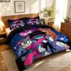 Deltarune Pattern Bedding Quilt Set  Home Decoration  Gift (1 * duvet cover + 2 * pillowcase  without core)