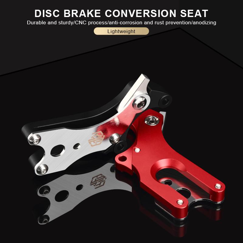 Адаптер для дискового тормоза велосипеда V-Brake Conversion Disc Brake Алюминиевый сплав Шоссейный велосипедный тормозной конвертер Адаптер Аксессуары для велоспорта
