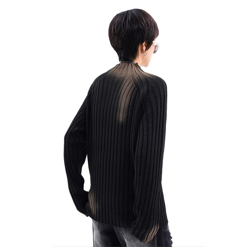 High Street Paint Graffiti Old Slim Fit вязаные свитера Ins Lazy Style вязаный свитер 2024 новые модные топы пуловеры