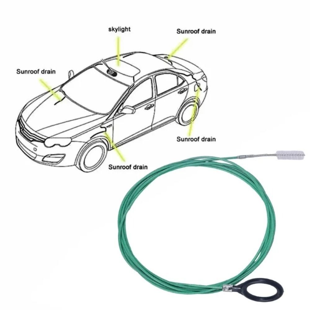 3m/5m/10m Auto Sunroof Long Hoses Flexible Skylight Drain Pipe Brush  For BMW for Mercedes