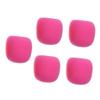 ERINGOGO 5-Piece Microphone Sponge Cover with Windproof Protection, Pink, for Conference Rooms
