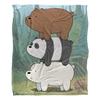 We Bare Bears Silky Stack Supersoft Blanket