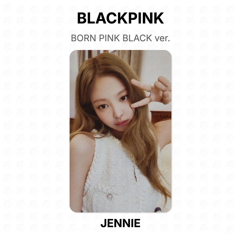 BLACKPINK BORN PINK ЧЕРНАЯ версия. Официальная фотокарта