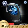 Для VOLKSWAGEN VW Автомобильная Ручка Переключения Передач Накладка Стикер Для Volkswagen VW Golf Polo Tiguan Passat Touareg Magotan T