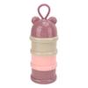 3 Layers Baby Milk Powder Formula Dispenser Detachable Portable Stackable Rotation Baby Snack