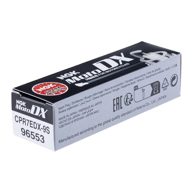Свечи зажигания NGK для мотоциклов MotoDX Plug [96553] Термостойкость 7, Резьбовой тип CPR7EDX-9S
