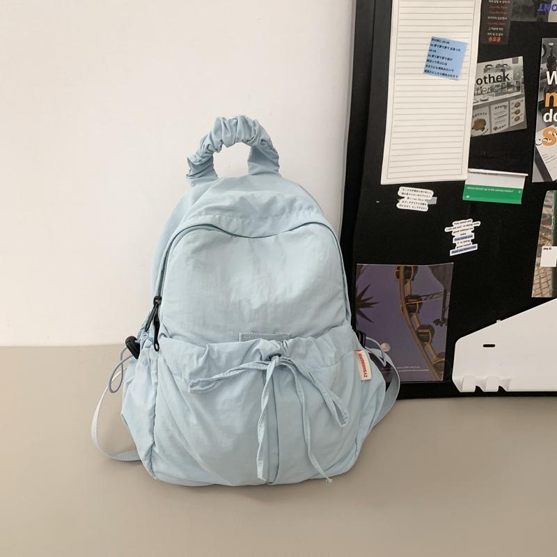 Маленький рюкзак, однотонный женский дорожный рюкзак, школьная мини-сумка, школьная сумка