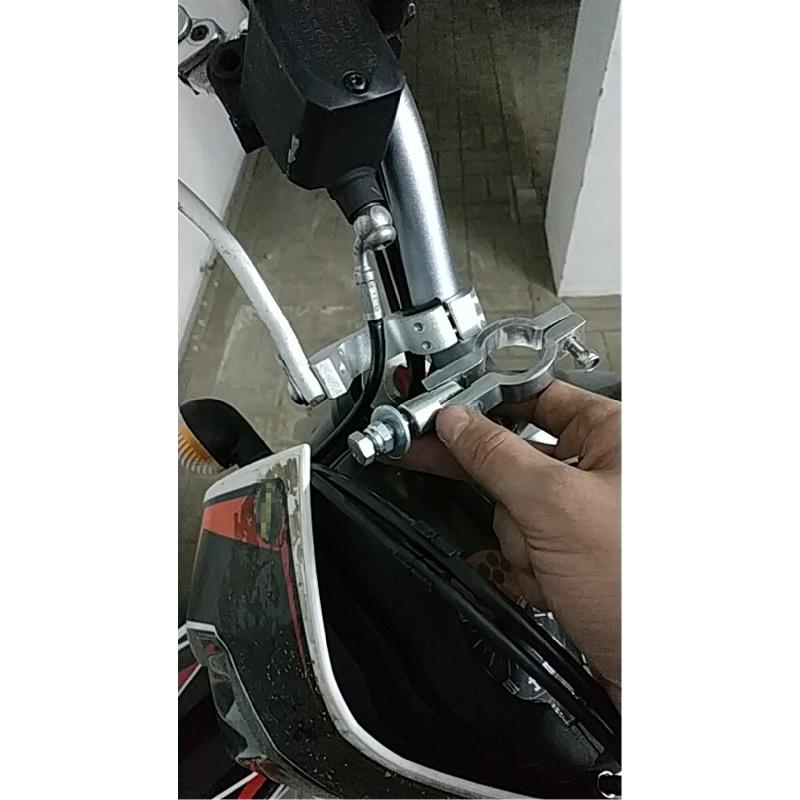 Универсальный кронштейн для защиты рук мотоцикла для руля 22 / 28 мм, кронштейн для модернизации, детали защиты рук