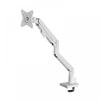 Monitor Arm (Single Gas Spring Type Thin Short Clamp White) CR-LAC1403W