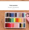 39-Color Sewing Thread Set with Needles – Hand Mending Spools in Black, White & More