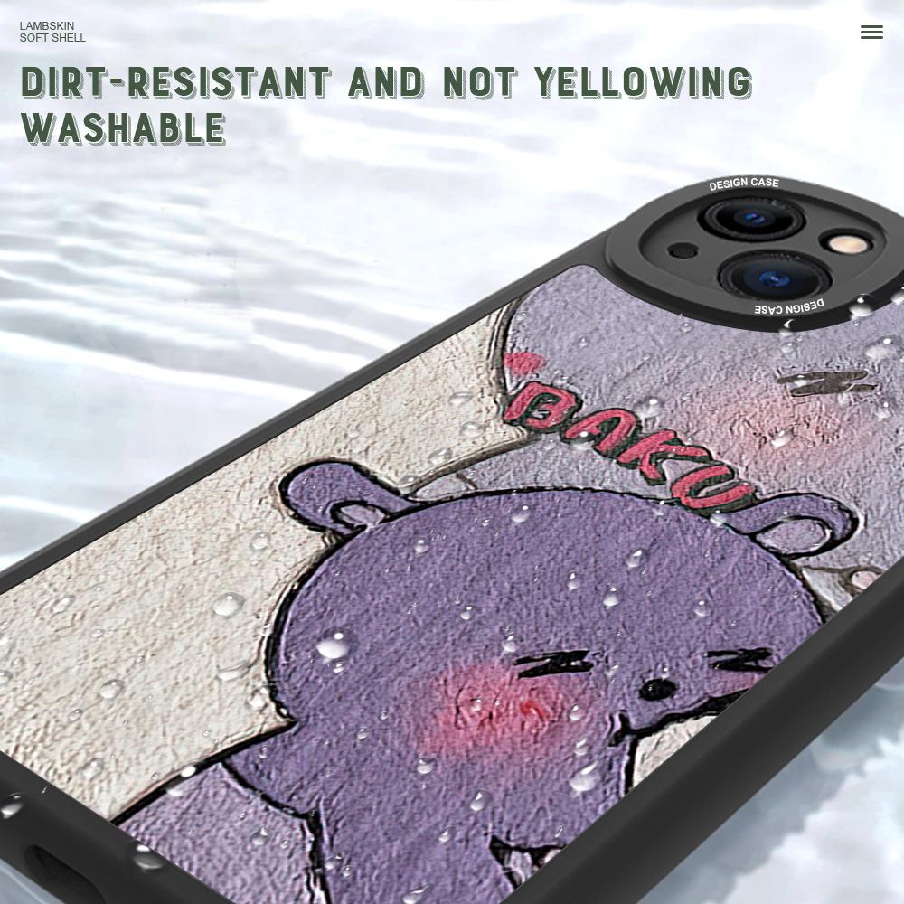 Slim Skin Feeling Cartoon Pattern Soft Silicone PU Leather Cover Phone Case for iPhone Samsung Huawei Honor Xiaomi Redmi OPPO Realme Vivo