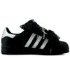 adidas Оригиналы SUPERSTAR Легкие и дышащие Низкие кеды для скейтборда Женские Черно-серебристые EF5398(Команда975-)