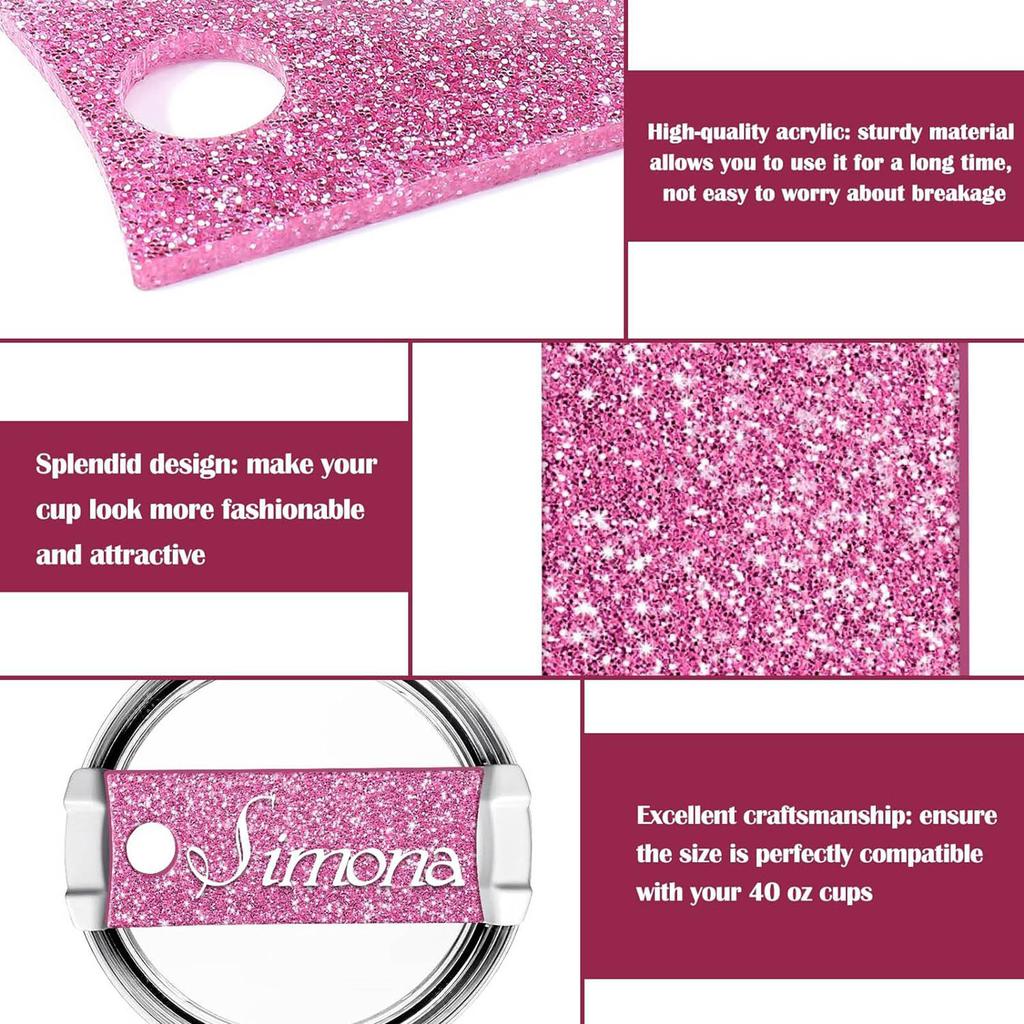 Упаковка из 12 привлекательных этикеток на крышку, акриловые наклейки, пустая табличка на чашку, акриловые декоративные листы, акриловый материал для чашки