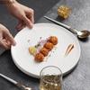 Nordic Creative Hotel Steak Pasta Plate Restaurant Food Decoration Desert Taberna Керамическая обеденная тарелка Home Solid Color Tableware
