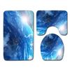 Star Bathroom Floor Mat Toilet Three-Piece Set