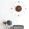 Solid Wood Hanging Clock Acrylic Scale Clock Durable Digital Wall Watch  Living Room
