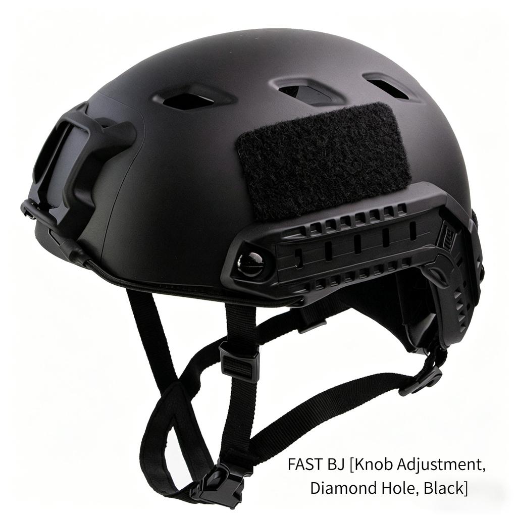 Fast Tactical Helmet, ABS Shell, Adjustable Suspension, 55-60cm Head Circumference, for CS Airsoft, Outdoor Training, Paintball & Cycling
