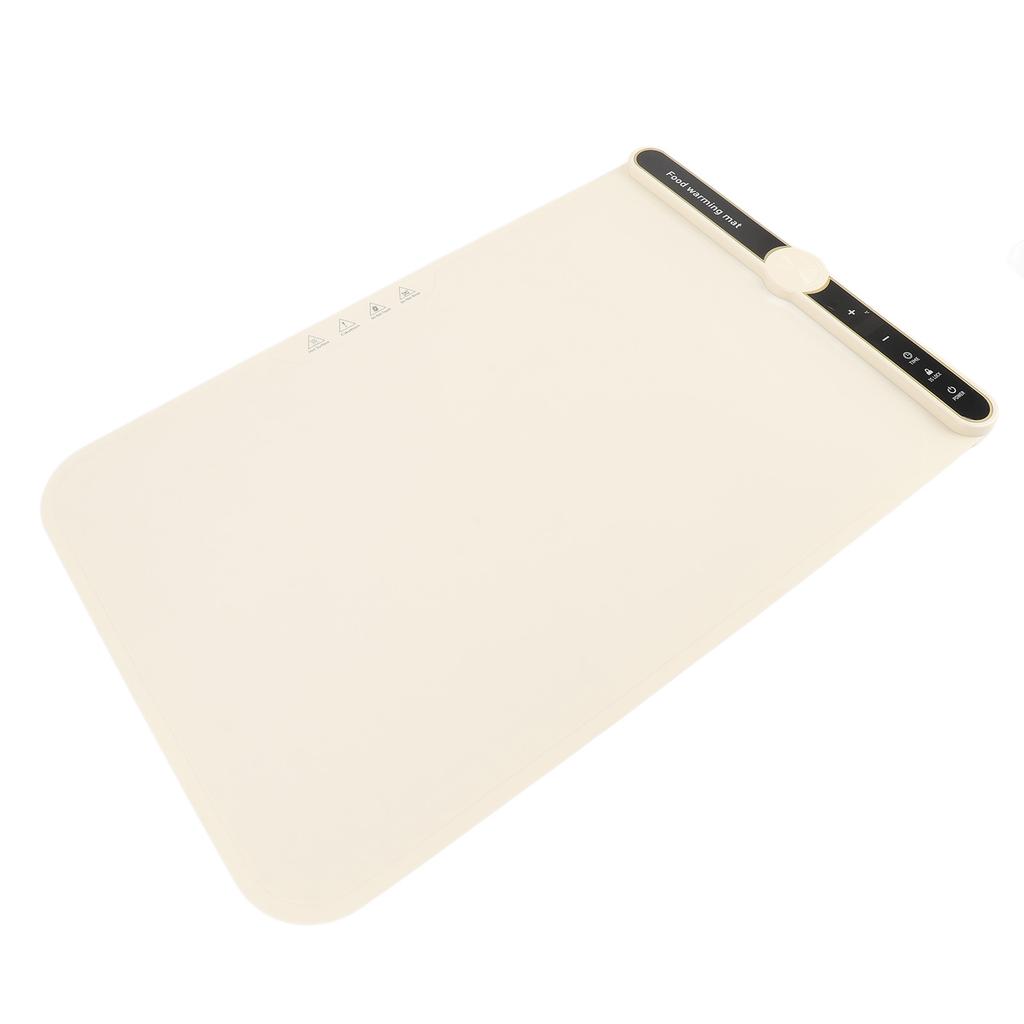 Подогреваемый коврик для еды 330 Вт, нагрев всей поверхности за 8 секунд, 9 настроек температуры, время 6 часов, блокировка от детей, селфи