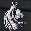 Handmade Knitted Doll Bag Pendant Cute Cartoon Hedgehog Bunny Creative Small Ornament Clothing Accessory Birthday Gift Bag Charm