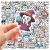 100PCS Tooth Cartoon Stickers Cute Tooth Decals Dentist-Themed Waterproof Vinyl Sticker for Scrapbook Laptop Water Bottle Bumper