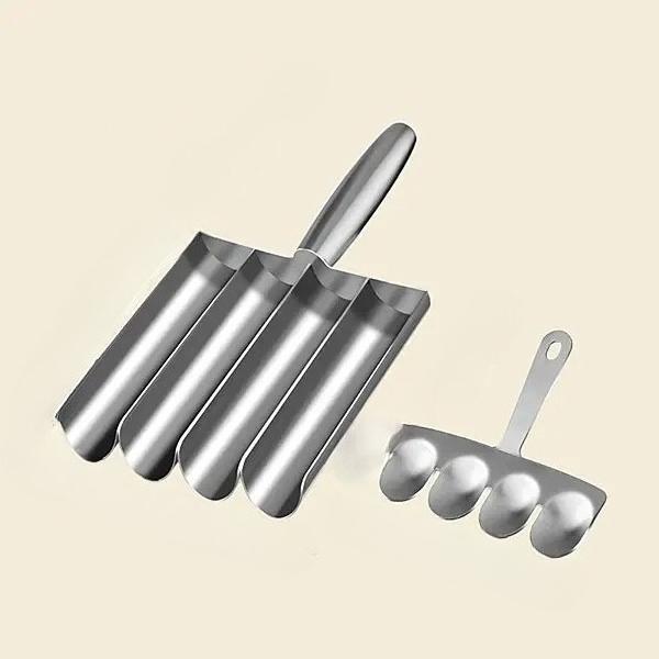 Набор для приготовления фрикаделек с антипригарным покрытием Easy-Release - Ручная ложка для фрикаделек для легкого приготовления рыбных шариков - Идеальный кухонный инструмент для домашней готовки