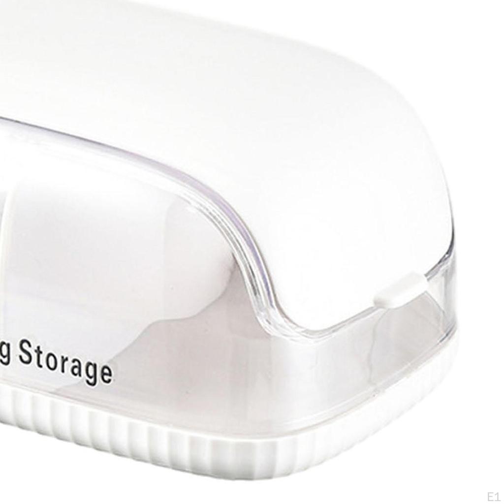 Make up Sponge Case Blender Storage Box Clear with Lid Shatterproof Container Egg Powder Puff
