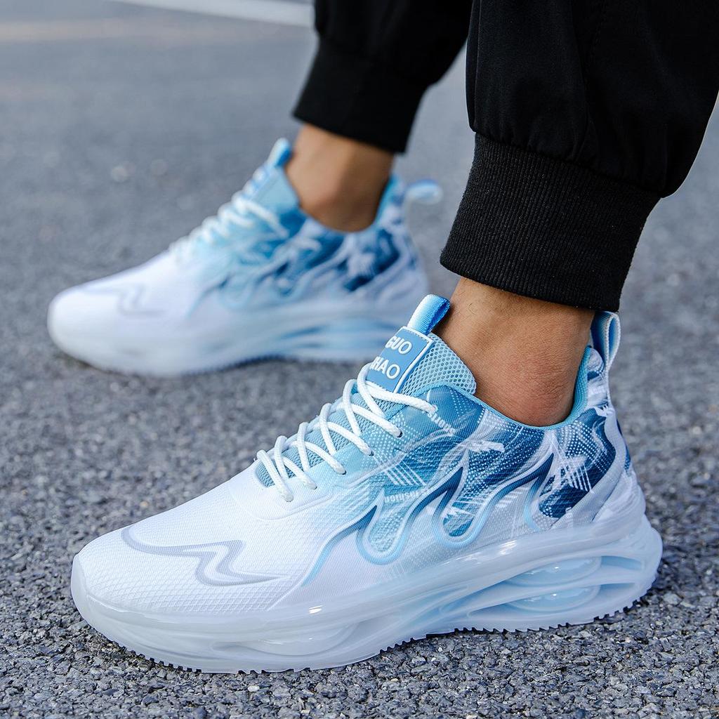 Мужские дышащие летние спортивные кроссовки для бега Putian - 2025 Амортизирующая сетка, прочные и стильные для молодежи.