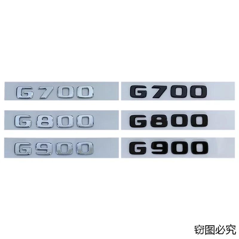 CWDRF1 ABS Letter Emblem Car Sticker Auto Body Rear Trunk Tail Decal Badge for Mercedes Benz G700 G800 G900 900 800 700