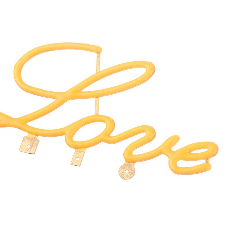 Аксессуары для лампочек Diy 3V Led Edison гибкая буква Love нить накаливания свеча диод предложение вечеринка свадьба атмосфера украшение свет