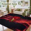 Crystal Velvet Square Rug Custom NameWest Bromwich Albion Pattern Non Slip Home Floor Decor Rug