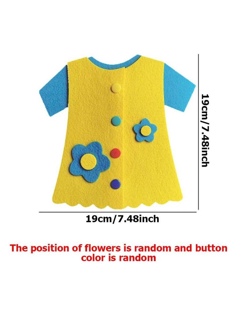 Детские DIY Кнопки Раннее Развитие Детские Игрушки Монтессори Обучающие Пособия Для Обучения Нетканый Материал Кнопки Игрушечные Принадлежности