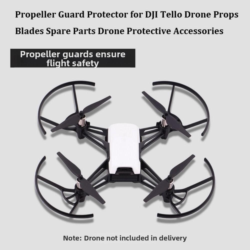 Plastic Propeller Guard Protector Black Quadcopter Prop Bumper  for DJI Tello Drone