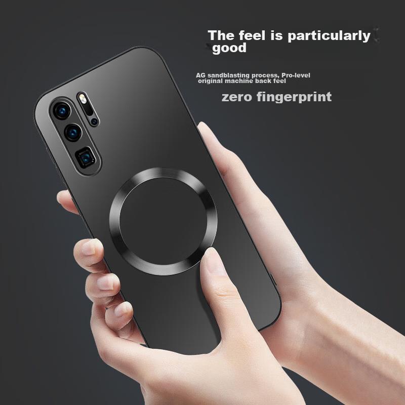 Phone Case for Huawei P30 Pro, Huawei P30 Pro Protective Cover, Matte Full Coverage Ultra-Thin Shockproof Anti-Fingerprint Simple Design - Ivory White