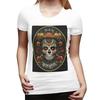 Mexican Catrina Girl Day Of The Dead Sugar Skull TShirt for Women Crew Neck Streetwear T Shirts Womens Tees Short Clothes Tops
