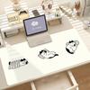 Cartoon Cat O-orosi Mouse Pad Anti Slip Rubber Edge Locked Thickened Laptop Gaming Desk Mat