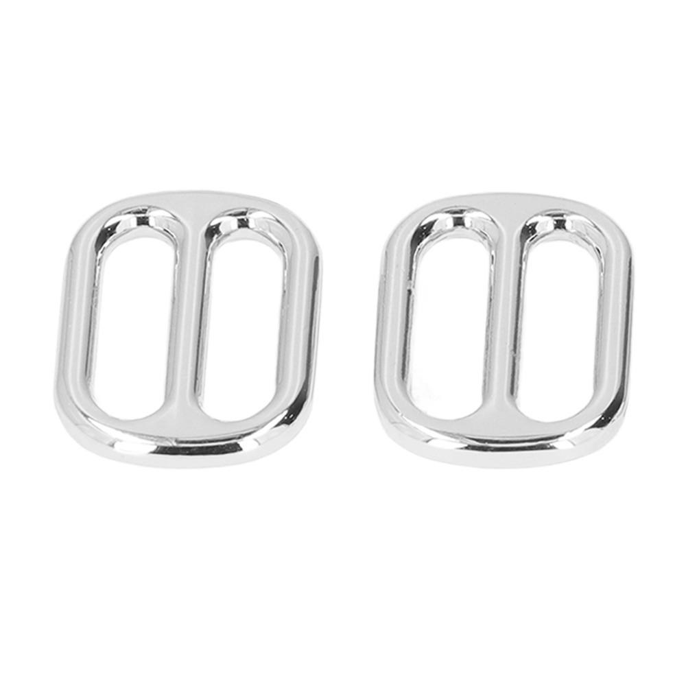 10PCS Flat Shape Metal Slide Buckle Zinc Alloy Belt Slide Buckle Clothing Accessories
