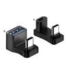 Адаптер OTG Type-C, 100 Вт, разрешение 4K, 60 Гц, высокоскоростная передача данных 10 Гбит/с, U-образная форма, угол 180 градусов, адаптер-удлинитель Type-C к USB 3.1