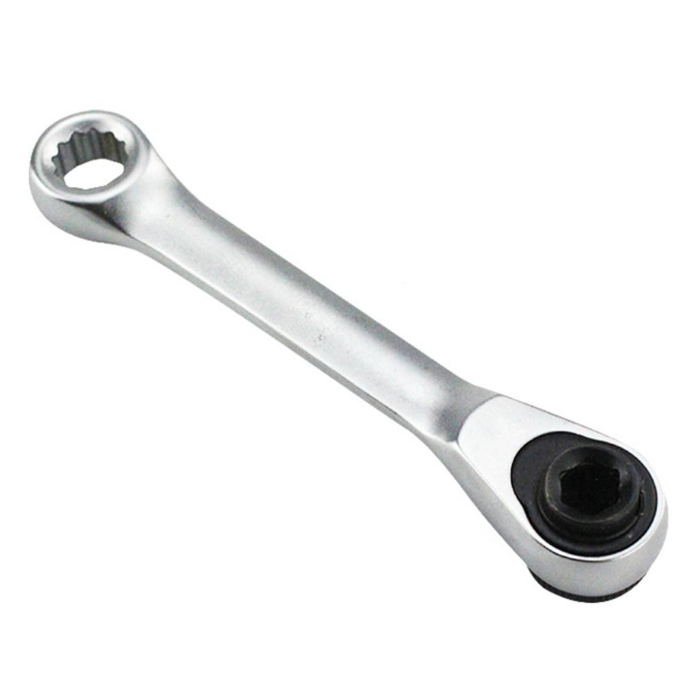 1/4 Inch Mini Ratchet Wrench Double Headed Screwdriver Bit Tool Socket Ratchet Wrench Bicycle