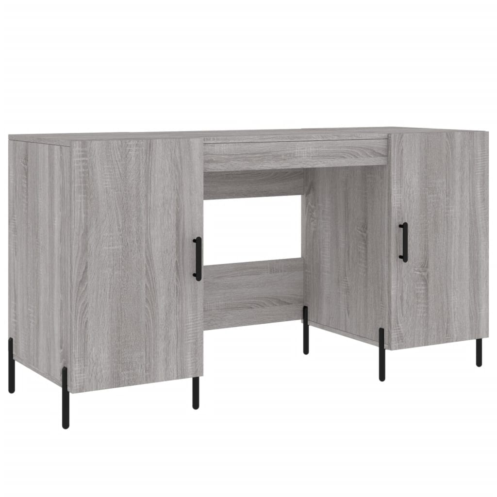 Desk Grey Sonoma 140x50x75 cm Particleboard
