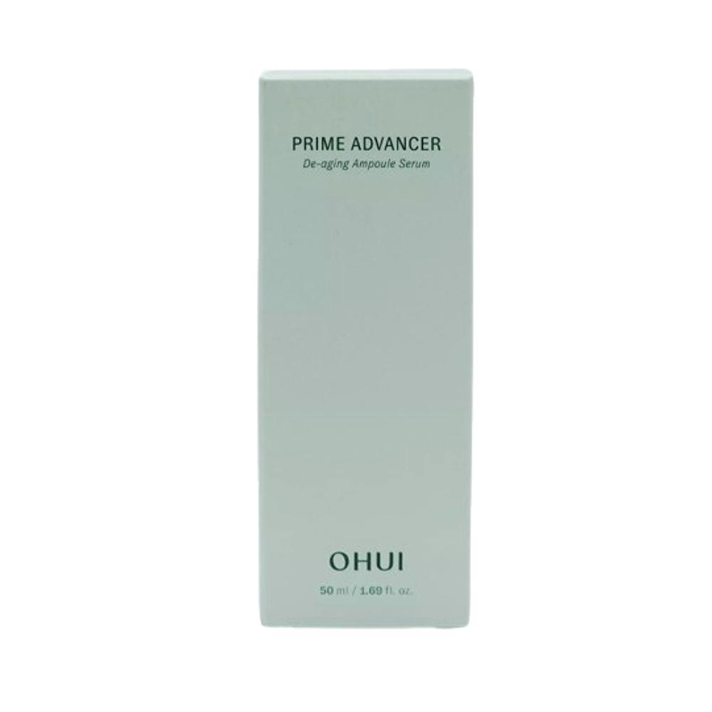 Ohui Prime Advancer De-Aging Ampoule Serum 50ml – Anti-Aging Korean Face Serum with Peptides and Botanical Extracts for Firm, Radiant Skin