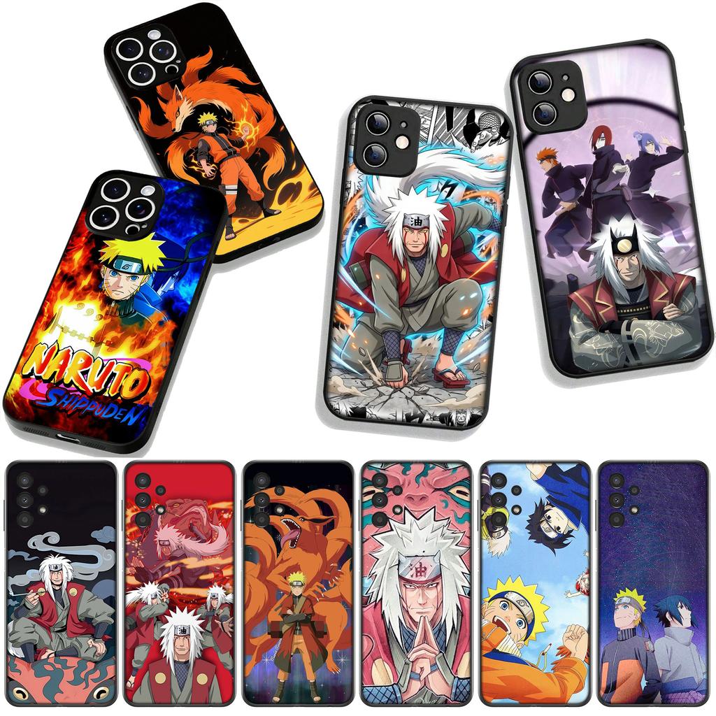 Чехол для телефона Jiraiya Naruto Uchiha Sasuke для Apple iPhone 16 15 14 Plus 13 12 Mini 17 Pro Max + ProMax 16E Air